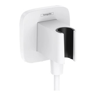 Шлангове підключення Hansgrohe FixFit Porter Q з тримачем, Matt White (26887700)