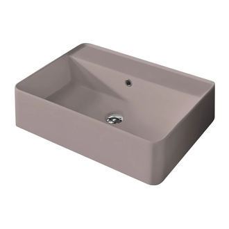 Nic-Design Умивальник на стільницю із переливом Nic Design Semplice 60х45х16 см, Cipria матовий N/F (001384060 NF)