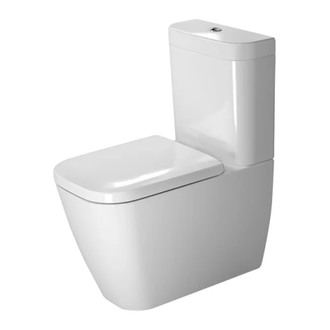 Унитаз Duravit Happy D.2 + бачок (с сиденьем Soft Close) (2134090000+0934100005+0064590000) фото 1 Aquada.com.ua