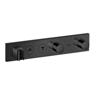 Термостат для скрытого монтажа Axor ShowerSolutions 460/90 на 2 потребителя (цвет - satin black) (18355350) фото 1 Aquada.com.ua