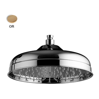 Fima Carlo Верхній душ Fima стельового монтажу з латуні d300 мм, золото (F2371/2OR) (F2371_2OR)
