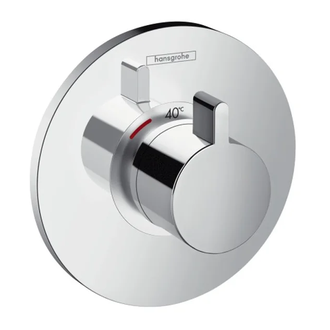 Термостат для душа Hansgrohe Ecostat S Highflow (цвет - хром) (15756000) фото 1 Aquada.com.ua
