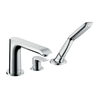 Смеситель на борт ванны Hansgrohe PuraVida (цвет - хром) (15432000) фото 1 Aquada.com.ua