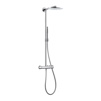Душевая система с термостатом Hansgrohe Raindance Showerpipe 240 2jet (цвет - хром) (27167000) фото 1 Aquada.com.ua