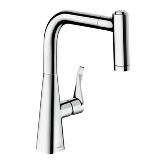 Смеситель для кухни, однорычажный Hansgrohe Metris (цвет - хром) (14834000) фото 1 Aquada.com.ua