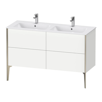 Тумба напольная под раковину Duravit XViu 128 x 48 см, белый матовый (XV44850B118) фото 1 Aquada.com.ua
