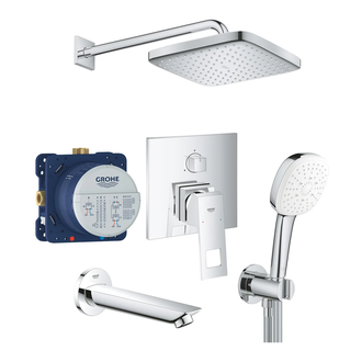 Grohe Eurocube душевая система, хром (ua26417sc0)
