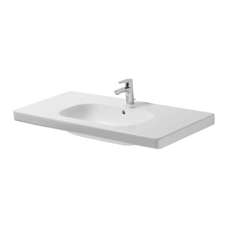 DURAVIT D-CODE умывальник 105*48см, мебельний (03421000002) фото 1 Aquada.com.ua