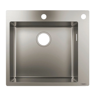 Hansgrohe S71 S712-F450 Мийка кухонна, нержавіюча сталь (43305800)