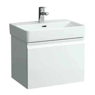 Тумба под умывальник 77 см Laufen Pro, белый матовый (H4830620954631) фото 1 Aquada.com.ua