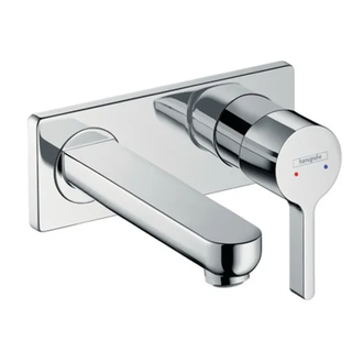 Смеситель для раковины, однорычажный Hansgrohe Metris S (цвет - хром) (31162000) фото 1 Aquada.com.ua