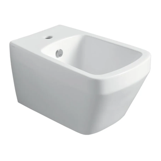 BB19/F87(F85)  (WHITE) Біде BB 19 підвісне, біле+Комплект кріплень F87(F85) до BB18/BB19 SIMAS ІТАЛІЯ (BB19/F87(F85)  (WHITE))