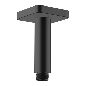 Держатель для верхнего душа h100 мм Hansgrohe Vernis Shape (цвет - чёрный матовый) (26406670) фото 1 Aquada.com.ua