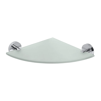Поличка скляна кутова 104102012 Omega: 250x250 mm Bemeta,Чехія