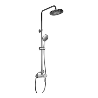 Frap F2449-20 Душевая система, хром/белый (F2449-20)