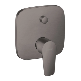 Смеситель для ванны, со встроенной защитной комбинацией Hansgrohe Talis E (цвет - шлифованный чёрный хром) 71474340