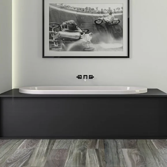 Ванна акрилова Knief Cool Fit, 180x80, круглий перелив (0400082)