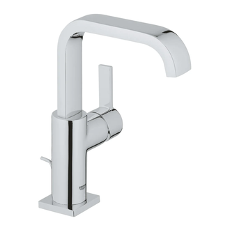 Змішувач для умивальника Grohe Allure L-Size з донним клапаном, хром (32146000)