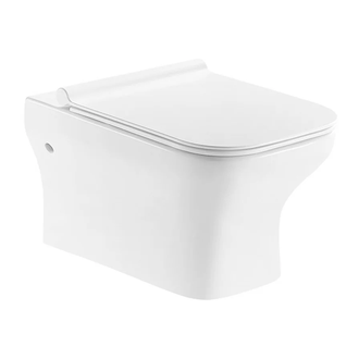 Унитаз подвесной Clean Pro (безободковый) Devit City с сиденьем Soft Close 3020160+UF3028S