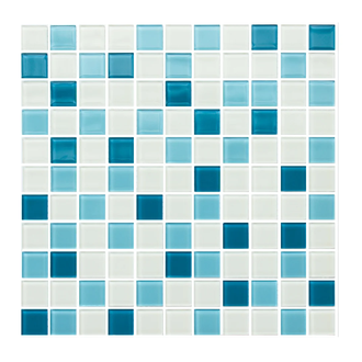 Мозаїка GM 4039 C3 Cerulean M-Cerulean W-White 300x300x4 Котто Кераміка (GM 425039)