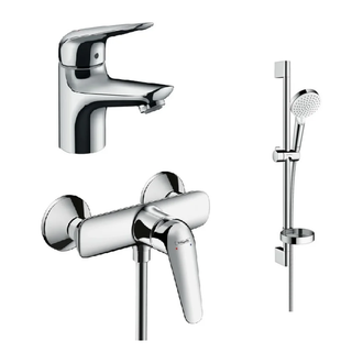 Набор смесителей для душа 3-в-1 Hansgrohe Novus (цвет - хром) (20180005) фото 1 Aquada.com.ua