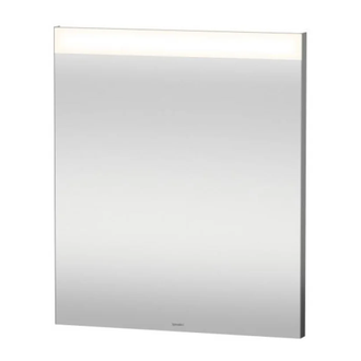 Зеркало с подсветкой Duravit 600 х 700 мм, без выключателя, алюминий (LM7835) фото 1 Aquada.com.ua