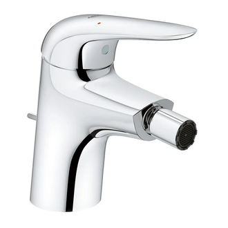 Смеситель однорычажный для биде Grohe Eurostyle Solid DN 15 S-Size (цвет - хром) с донным клапаном (23720003) фото 1 Aquada.com.ua