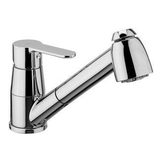 Смеситель кухонный Paffoni Blu (цвет - хром) (BLU183CR) фото 1 Aquada.com.ua