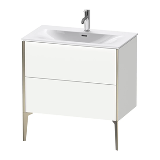 Тумба напольная под раковину Duravit XViu 81 x 48 см, белый глянцевый (XV43020B122) фото 1 Aquada.com.ua