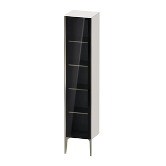 Шкафчик напольный со стеклянными дверцами Duravit XViu 40 x 36 х h201 см, белый глянцевый (XV1375LB122) фото 1 Aquada.com.ua