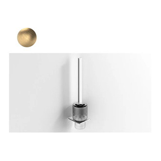Щітка для унітазу Sonia S-Cube Brushed Gold 85х415х95 мм, золото матове (182114)