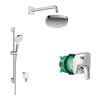 Душова система прихованого монтажу Hansgrohe Logis/Crometta/Croma Select E (колір - хром) 20200003 Hansgrohe