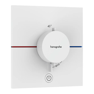 Hansgrohe ShowerSelect Comfort E Термостат, білий матовий (15575700)