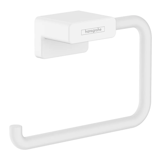 Бумагодержатель без крышки Hansgrohe AddStoris (цвет - белый матовый) (41771700) фото 1 Aquada.com.ua