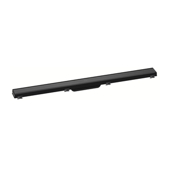 Трап для душа 90 см Hansgrohe RainDrain Match, чёрный (56040610) фото 1 Aquada.com.ua