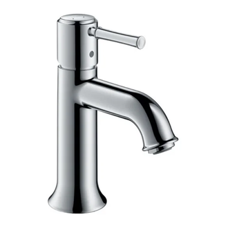 Сместитель для раковины, однорычажный Hansgrohe Talis Classic (цвет - хром), без донного клапана (14118000) фото 1 Aquada.com.ua
