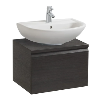 Тумба под умывальник 57 см Laufen Pro, венге (H4830350954231) фото 1 Aquada.com.ua