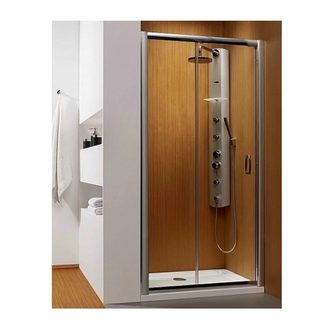Душевые двери в нишу Radaway Premium Plus DWJ 150 профиль хром стекло прозрачное (33343-01-01N) фото 1 Aquada.com.ua
