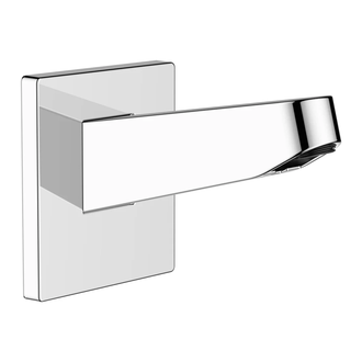 Настенный переходник для верхнего душа Ø 260 мм Hansgrohe Pulsify (цвет - хром) (24149000) фото 1 Aquada.com.ua