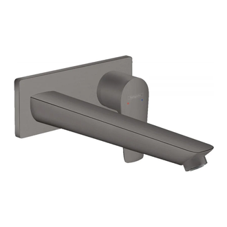 Hansgrohe Talis E Змішувач для умивальника, чорний хром (71734340)