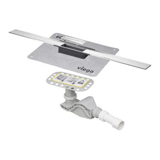 VIEGA Душевой лоток Advantix Cleviva с вкладкой Advantix Visign C1 L=800 мм (794460) фото 1 Aquada.com.ua
