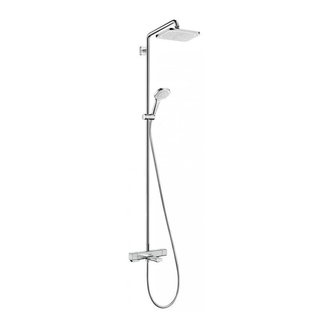 Душевая система с термостатом для ванны Hansgrohe Croma E (цвет - хром) (27687000) фото 1 Aquada.com.ua
