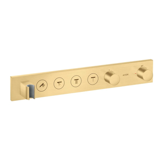 Термостат для душу Axor Showersolutions Select 600/90 на 4 функції, золото (18357990)