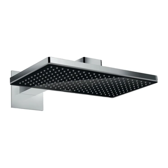 Верхній душ Hansgrohe Rainmaker Select 460 1jet з власником, чорний / хром (24003600)