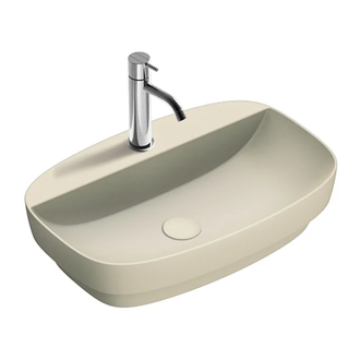 Раковина полувстраиваемая Catalano Green Lux Сolori 40 х 60 х h14 см, цвет - серый матовый 160GRLXNGS