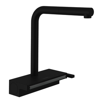 Hansgrohe Aquno Select M81 Змішувач для кухні, чорний мат (73836670)