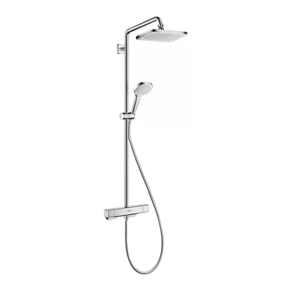 Душевая система с термостатом Hansgrohe Croma E (цвет - хром) (27630000) фото 1 Aquada.com.ua