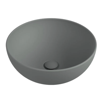 Умивальник на стільницю Flaminia APP d40 xh 16 cm, без переливу, Cenere matt (AP40A) (AP40ACEN)