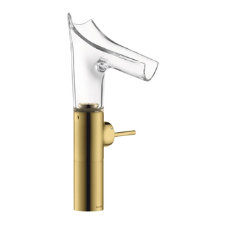 Змішувач для раковини AXOR Starck V, gold optic (12114990)