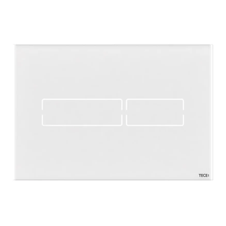 Панель смыва Tece TECElux Mini сенсорная Glass White (9240960) фото 1 Aquada.com.ua